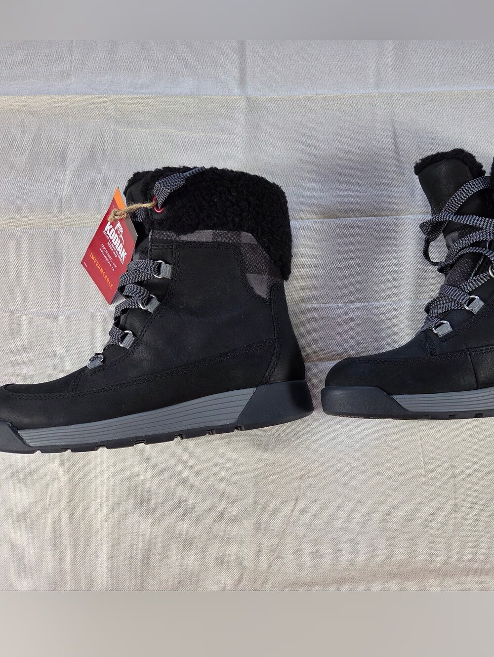 Kodiak Waterproof PrimaLoft Winter Snow Boots Black Women's US 5 NWT